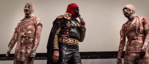 Satán, la momia Gigante se presentó en la Cineteca Nacional... Foto: Sandra Monroy Mandujano.