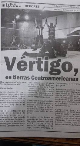 En Chiapas resonó este triundo en los diarios locales... Foto: Vértigo.